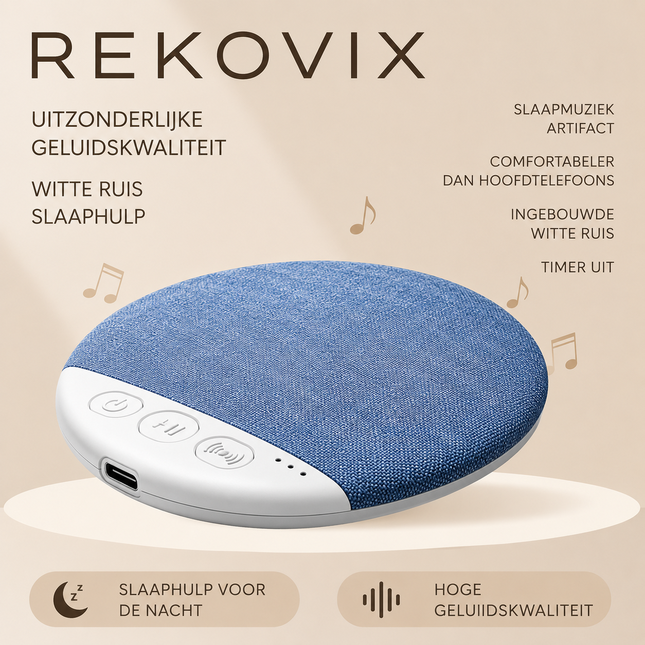 Rekovix kussen speaker