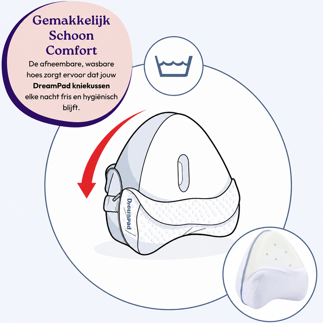 DreamPad Knee Pillow