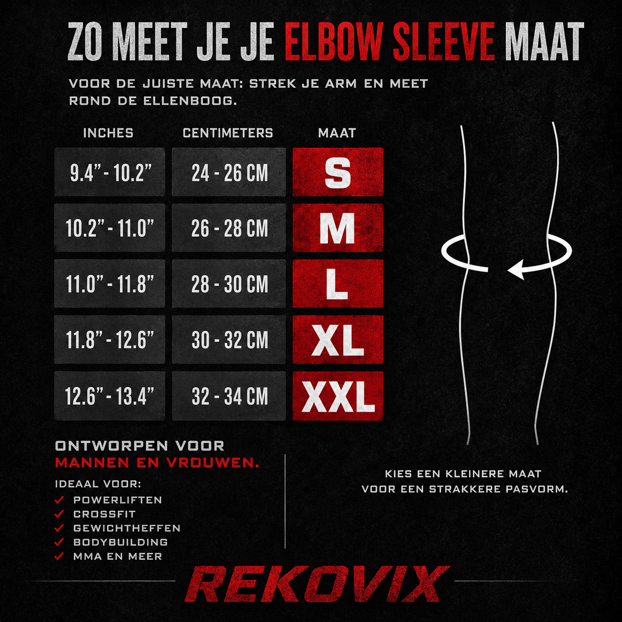 Rekovix 5MM Elbow Sleeves