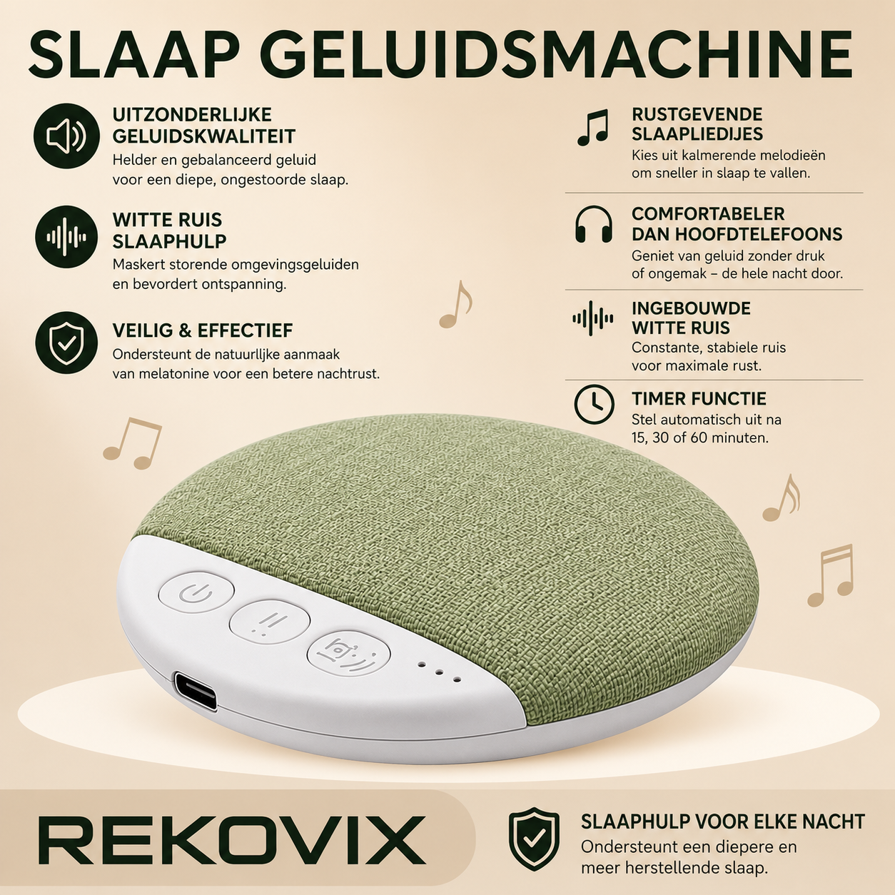 Rekovix kussen speaker