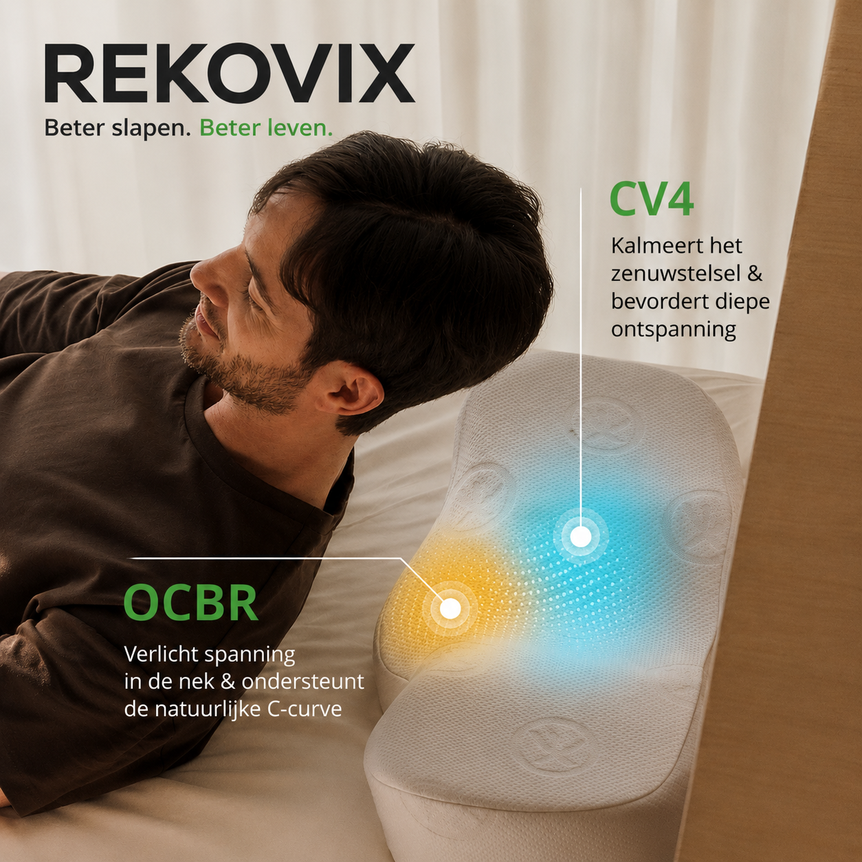 Rekovix™ Ergonomisch Hoofdkussen